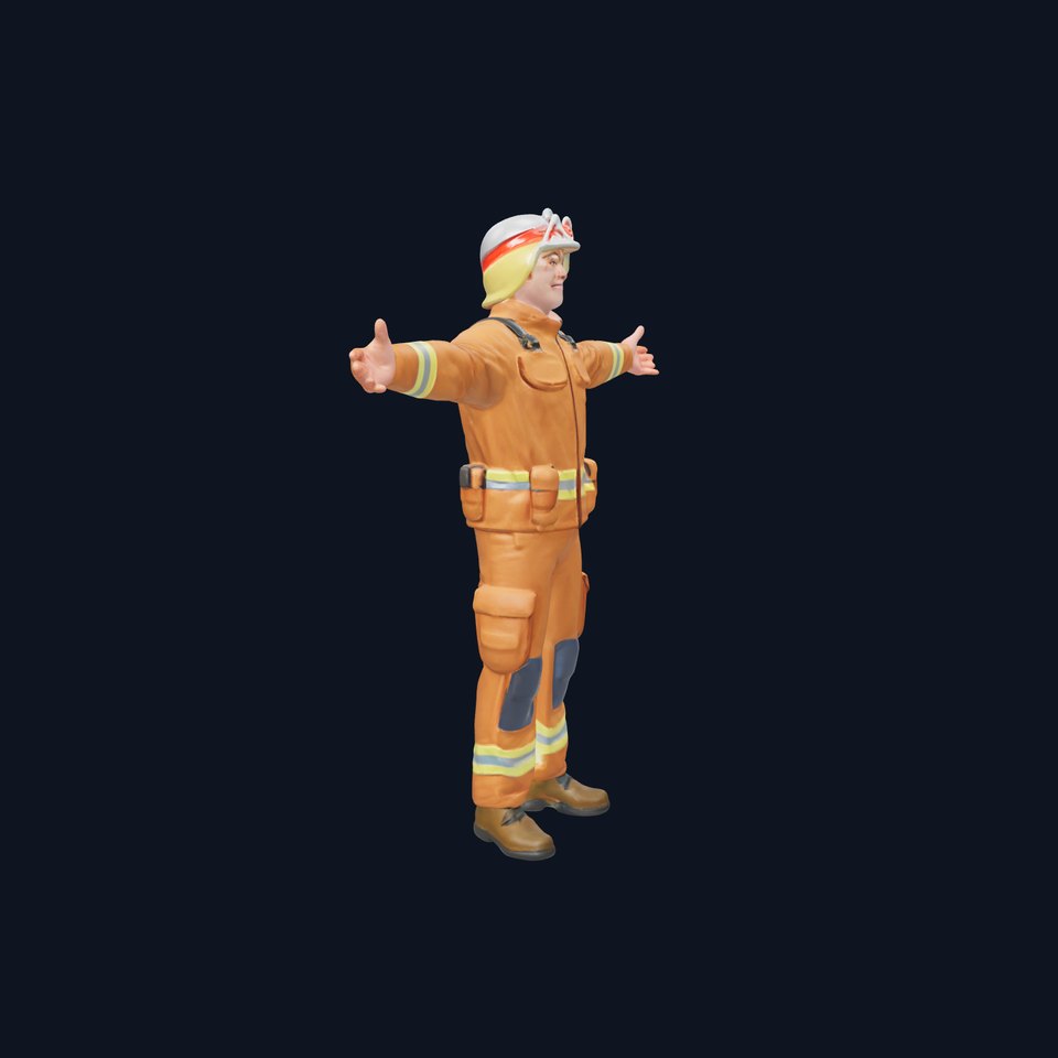 Firefighter Uniform model pack